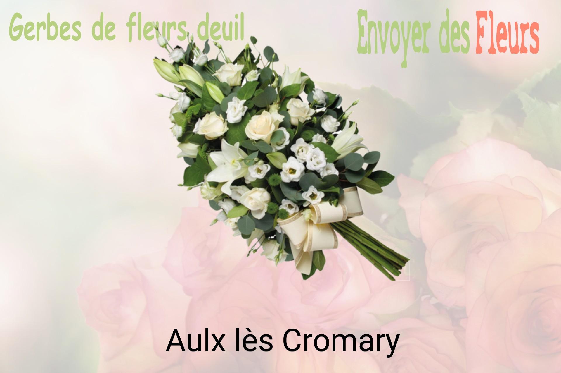 Gerbe de fleurs de deuil livrée à Aulx-lès-Cromary
